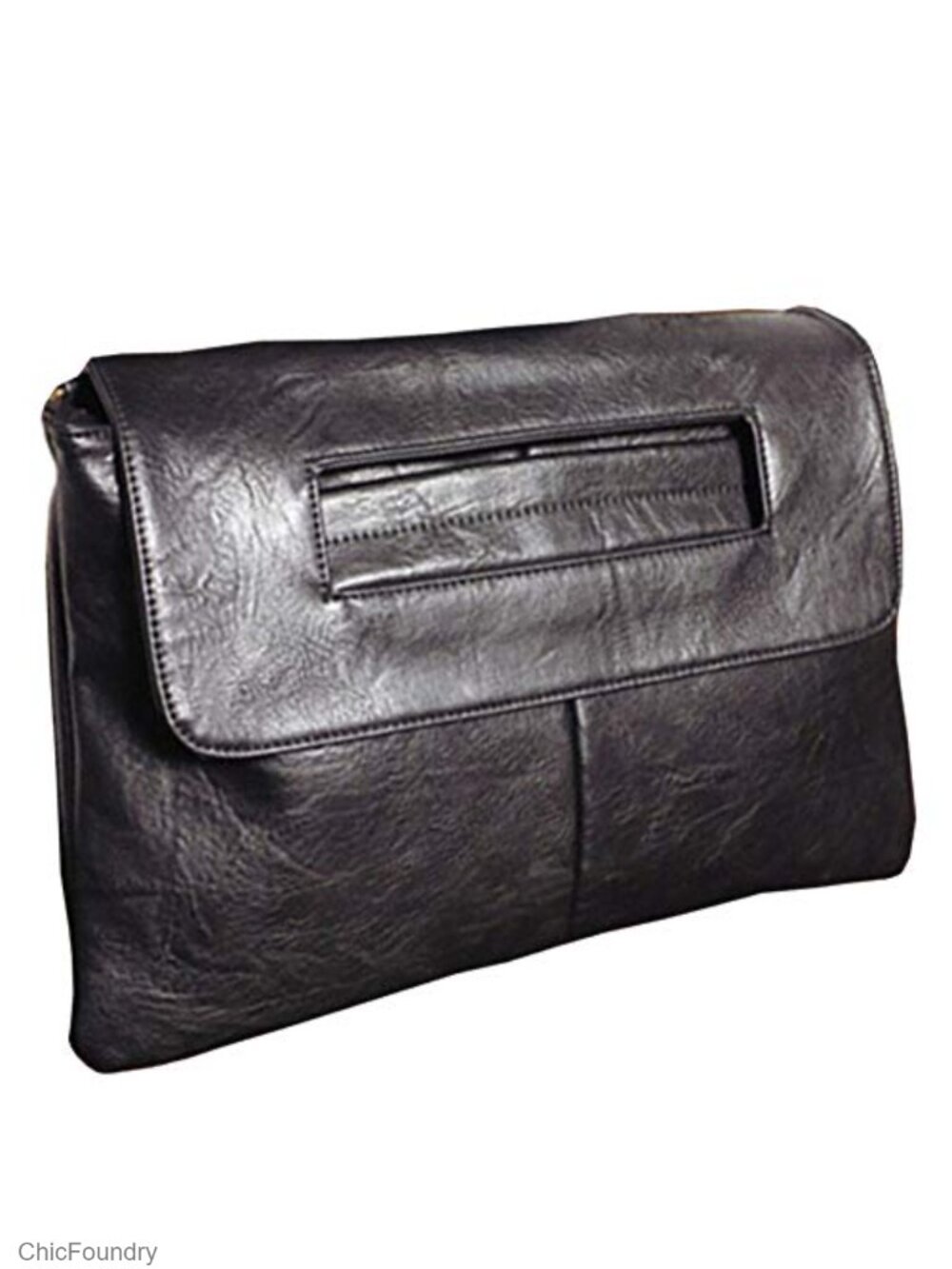 PU Leather Women's Oversized Clutch Crossbody Shoulder Bag Large Capacity